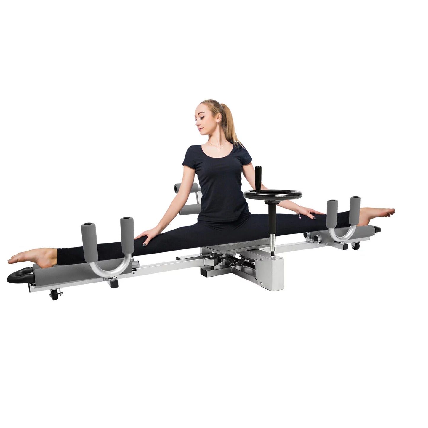 Máquina profesional de estiramiento de piernas Miu Meow (149 kg), dispositivo sólido para mejorar la flexibilidad, equipo de ejercicio para estocadas, ideal para yoga y gimnasio en casa.