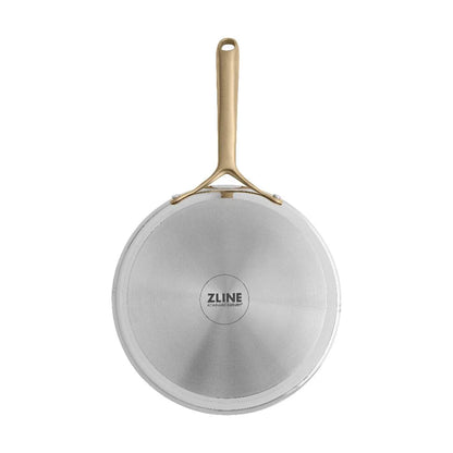 Set de Cocina de 10 Piezas No Tóxico en Acero Inoxidable con 3 Piezas de Cerámica Antiadherente ZLINE (CWSETL-NS-10)