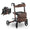 2025 Andador de aluminio Vital con asiento – Ligero, plegable y seguro