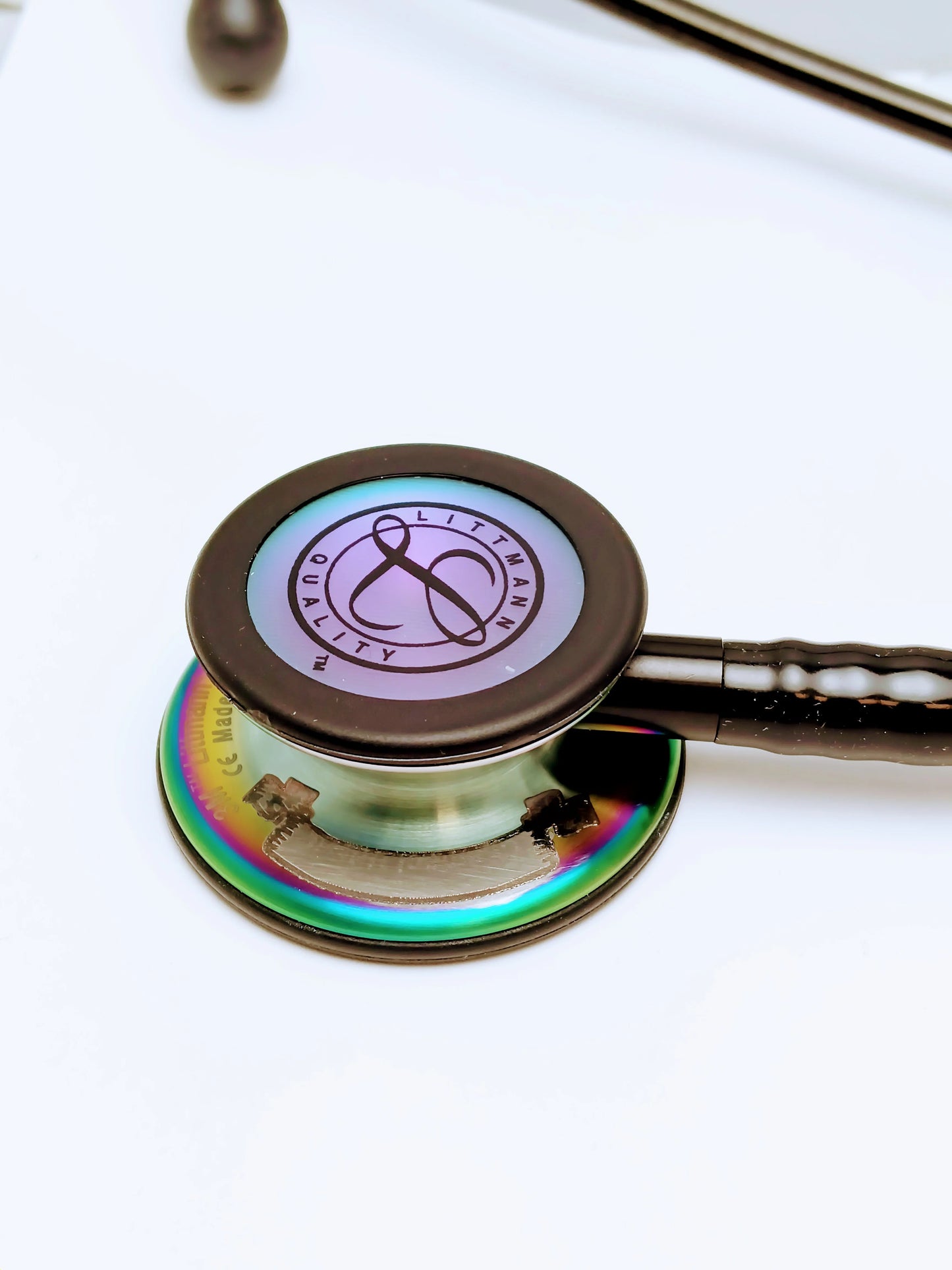 2025 Estetoscopio de Monitoreo Littmann Classic III: Todo Negro 5803 - Grabado adicional