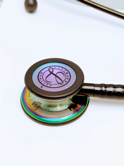 2025 Estetoscopio de Monitoreo Littmann Classic III: Todo Negro 5803 - Grabado adicional