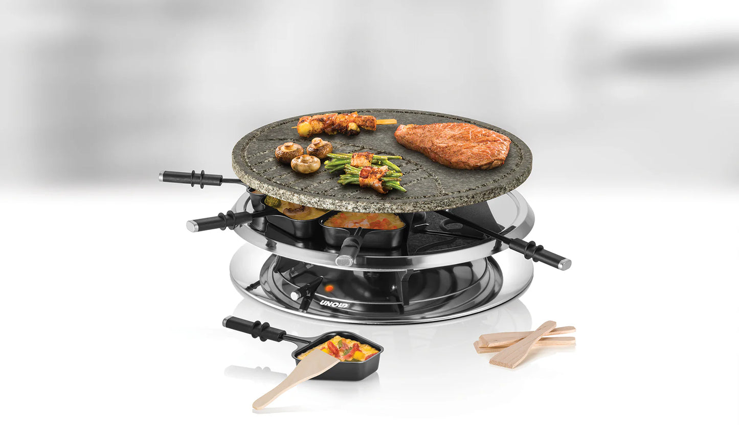 2025 Raclette Multi 4 en 1 con libro de recetas