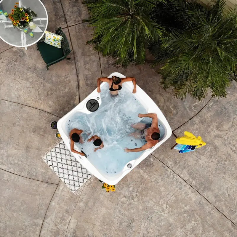 Lifesmart Spas Leganza Spa Rectangular con Ozono para 6 Personas y 90 Chorros