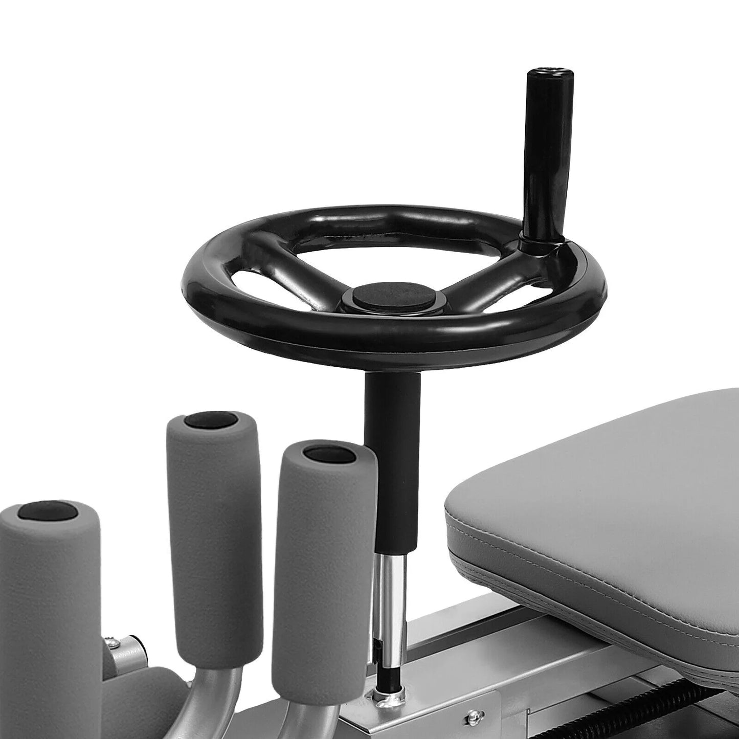 Dispositivo profesional de estiramiento de piernas con capacidad de carga de 150 kg, equipo robusto para el hogar y el gimnasio.
