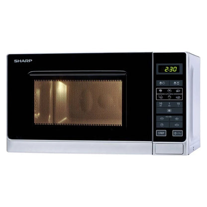 2025 Microondas Sharp R-242 INW 800 W 20 L plateado