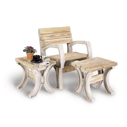 2025 Kit de extremos para banco/silla Hopkins 2x4basics Any Size, soportes de resina estructural (madera no incluida)