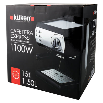 2025 Cafetera Express Barista 15 Bar 1.5 Litros