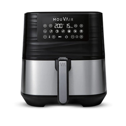 2025 Freidora De Aire Gourmet 5.5 Lts + Recetario Mouvair