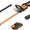Worx 18V (20V MAX) Cortasetos Telescópica Alimentada por Batería PowerShare 2Ah WG252E, Cizalla Eléctrica, Tijeras Alimentadas por Batería con Hoja de Diamante Cortada con Láser