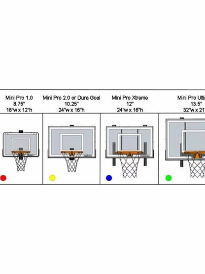 2025 Mini canasta de baloncesto mural – Mini Pro Xtreme