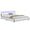 2025 Cama tapizada Sevilla 140x200 cm en blanco