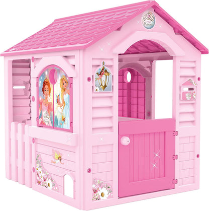 Chicos - Country Cottage Children's Outdoor and Indoor Cottage, Made of Durable and Durable Plastic, White, Unique, Measures 84 x 103 x 104 cm (89607)
