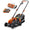 2025 Cortacésped inalámbrico FUXTEC 40V (2x20V) E1RM20 con 2 baterías Li-Ion 20V 2Ah y cargador doble – Ancho de corte 33 cm, altura de corte variable