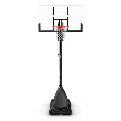 2025 Sistema de baloncesto portátil Spalding de 54 pulgadas en policarbonato irrompible con ajuste Exacta de altura