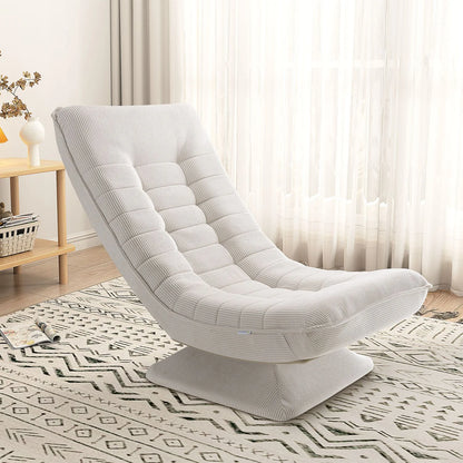 2025 Sillón relax Korsika en terciopelo acanalado