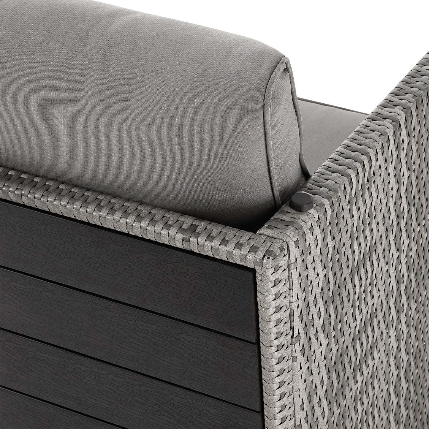 2025 Salón de jardín 2 en 1 de ratán sintético Jamaika – Modular, compacto y elegante