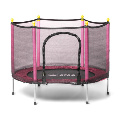 Cama Elástica Infantil Salty 140 Rosa - Juegos Y Juguetes Infantiles Para Niños Al Aire Libre