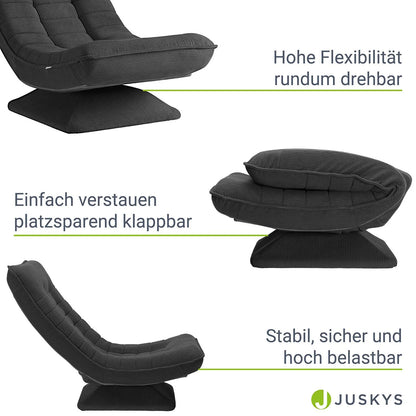 2025 Sillón relax Korsika en terciopelo acanalado