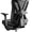 Hbada P5 Silla de Oficina ergonómica con Soporte Lumbar Ajustable, cojín elástico Transpirable, reposabrazos Ajustables y reposacabezas, Reposapiés Integrado, Negro