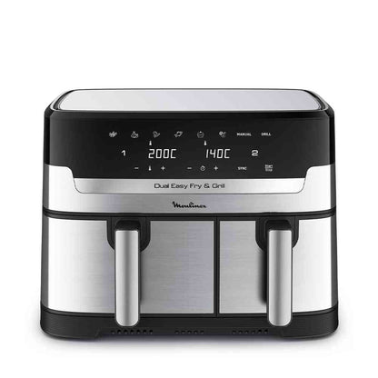 2025 Freidora de Aire Easy Fry & Grill Dual 8,3 Lts Moulinex
