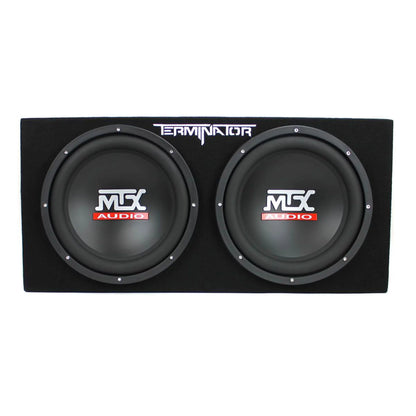 2025 Pack Subwoofer para coche MTX TNP212D2 12" 1200W con amplificador y kit de instalación