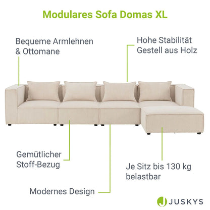 2025 Sofá modular Domas XL - 4 plazas