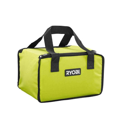 2025 Inflador de alta presión inalámbrico Ryobi P737D 18V One+ con manómetro digital, batería 4.0 Ah, cargador y bolsa