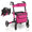 2025 Andador de aluminio Vital con asiento – Ligero, plegable y seguro