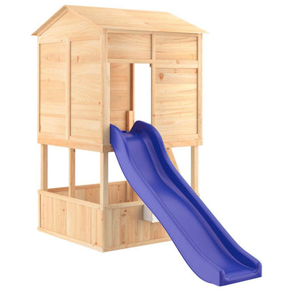 Parque Infantil De Exterior Madera Maciza De Abeto Vidaxl