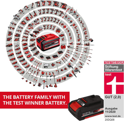 Einhell GE-CM 18/30 Li Battery Powered Lawn Mower Kit Power X-Change (18 V, 30 cm Cutting Width, Up to 150 m², Brushless, 25L Collecting Bag, 30-70 mm Cutting Height, with 3.0 Ah Battery and Charger)