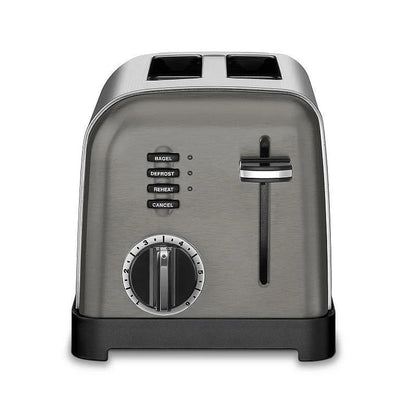 2025 Tostadora compacta de 2 rebanadas en metal Cuisinart