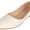 Forever ALICIA-32 Beige Women Pointed Toe Ballet Flats Faux Leather Comfort Insole Slip-On Casual Dress Shoes-0