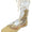 Soda HARVEST-S Beige Suede Women Ballet Flats Lace-Up Ankle Tie Gladiator Style Round Toe Casual Dress Shoes-0